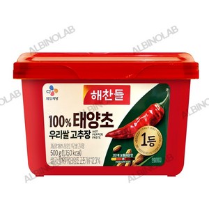 해찬들 우리쌀 태양초 고추장, 500g, 1개