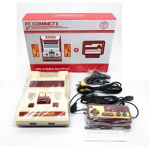 게임 콘솔 듀얼 시스템 콘솔 기계 콘솔 PCNew fc compact TV red and white machine card game console hom, 01 white