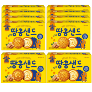 크라운 국희 땅콩샌드, 279g, 10개