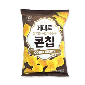 우리밀 국산 옥수수 콘칩 60g, 1개