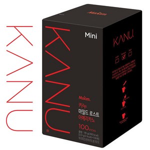 카누 미니 마일드로스트 아메리카노 100T, 900mg, 100개입, 1개