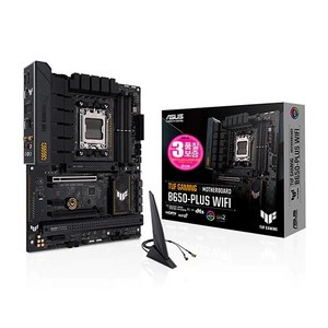 ASUS TUF Gaming B650-PLUS WIFI STCOM 에이수스 컴퓨터 게이밍 PC 메인보드 AMD CPU추천 MainBoard, 단품