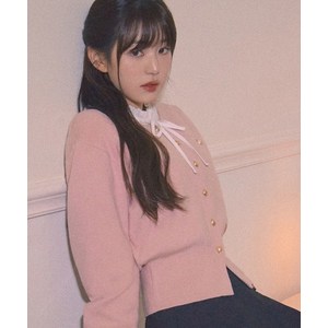 [장원영착용] 로라로라 여성용 ROUND VOLUME SLEEVE 가디건