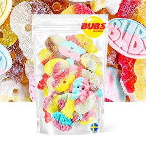 스웨덴 젤리 스웨디시 캔디 법스 믹스 BUBS MIX, 1개, 500g