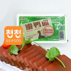 중국수입 살균진공 오리피 300g 요리용 오리선지, 1개