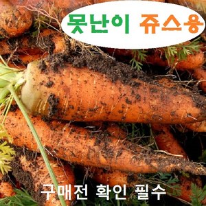 국내산 못난이 흙당근(쥬스용) 3kg 5kg 10kg, 1개, 5kg(못난이)