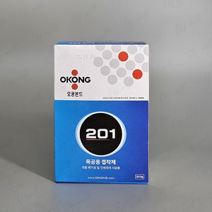 오공 OKONG 본드 201 800g 1BOX (20EA) 목공용접착제 목공본드 접착제, 20개