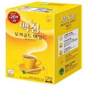 맥심 모카골드 마일드 커피믹스, 12g, 170개입, 1박스