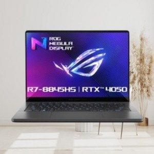 에이수스 2024 ROG 제피러스 14 라이젠7 라이젠 8000 시리즈 지포스 RTX 4050, Eclipse Gay, 512GB, 16GB, Fee DOS, GA403UU-QS073