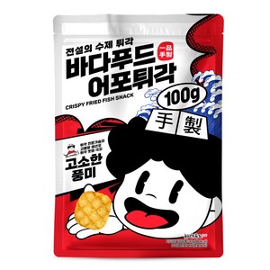 바다푸드 어포튀각 일품수제, 100g, 1개