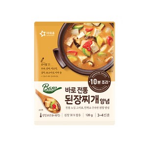 아워홈 바로 전통 된장찌개 양념 120g x3개, 3개