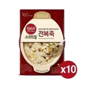 비비고 전복죽, 280g, 10개