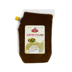 쉐프원 프렌치 발사믹 드레싱, 2kg, 2개