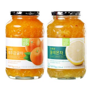 초록원 제주감귤차 +꿀레몬차 (2kg), 2kg