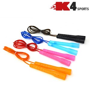 K4스포츠아몸디 K4-91 스피드 와이어 줄넘기다이어트 복싱 요가 유산소, 블루(K4-91)