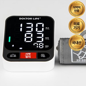 닥터라이프 가정용 LED 자동 전자 혈압측정기 DBP-24, 1개