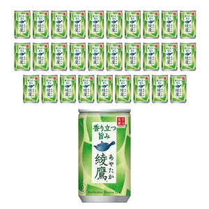 [백화점입점] 아야타카 녹차 캔 일본 티 음료 차 음료수 geen tea, 30개, 160ml