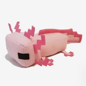 마인크래프트 게임 Axolotl 캐릭터 인형, 30 cm핑크 도롱뇽, 1개
