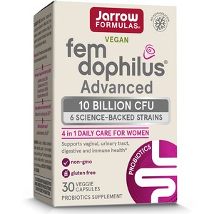 Jarrow Formulas 자로우 펨 도피러스 어드밴스드 유산균 100억 CFU 30캡슐 (상온보관용), 1개, 30정