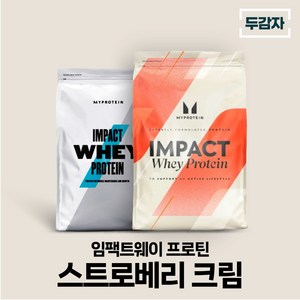 마이프로틴 임팩트웨이 스트로베리 크림 wpc 단백질 보충제 샘플 증정, 1개, 5kg