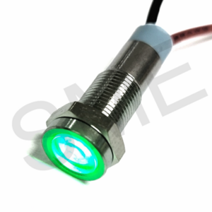 SM-6-G 6파이 그린 LED 인디게이터 방수 램프 DC 3~24V, 1개