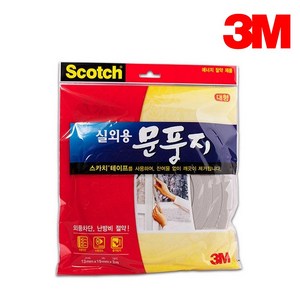 3M 실외용 문풍지 대형 (2296), 1개