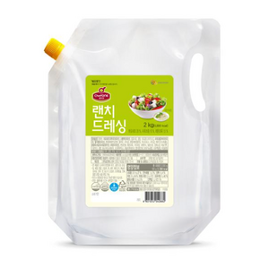 대상 쉐프원 랜치 드레싱 2kg 12732, 1개