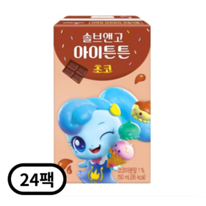 웅진 캐치티니핑 솔브앤고 아이튼튼 초코 150ml 24개, 초코 24입