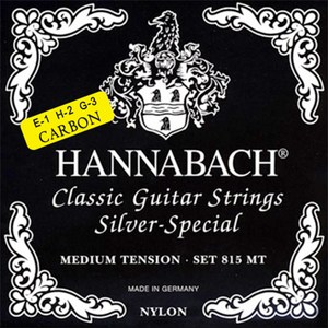 Hannabach - Silve Special Medium Tension Cabon Teble / 클래식기타 스트링 (815MTC), *, *