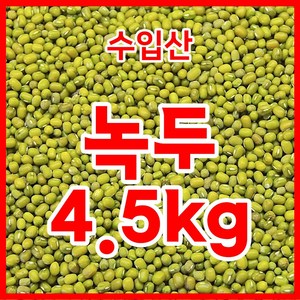 수입산 녹두 통녹두 수입녹두(중국산) 4.5kg, 1개