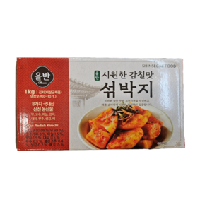 올반 시원한 감칠맛 섞박지 1kg, 아이스박스 포장, 1개