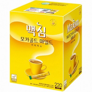 맥심 모카골드 마일드 커피믹스, 12g, 220개입, 1개