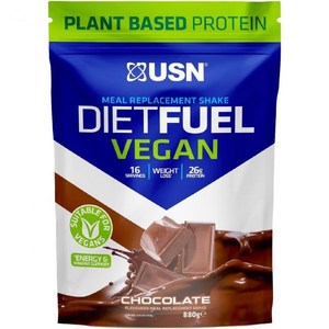 USN DIUt Fuel 비건 초콜렛 880g Daiy Fee Meal 쉐이크 프로틴 파우더, Vegan Chocolate, 1개