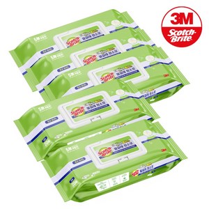 3M 스카치브라이트 물걸레 청소포 더블액션 대형 x 2개, 5개