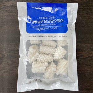 솔방울 오징어 1kg 냉동 칼집 오징어채, 200g, 5개