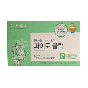 닥터파이토 파이토블락 건강음료 10p, 20ml, 10개