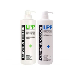 서울화장품 클리닉 앤 칼라 LPP 산성 샴푸 1000g, 서울 클리닉 앤 칼라 산성린스 1000ml, 1개