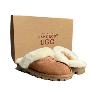 캉루어그 정품KANGROO UGG 여성털슬리퍼(KANGROOUGG), 38(240mm), 0318-5125체스트넷