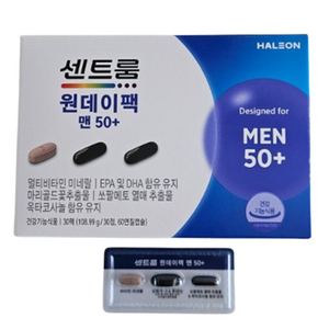 센트룸 원데이팩 맨50+ 멀티비타민 108.99g, 1개