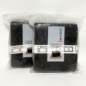 맛좋은 완도산 파래김 100매당 170g, 1개, 100매+100매