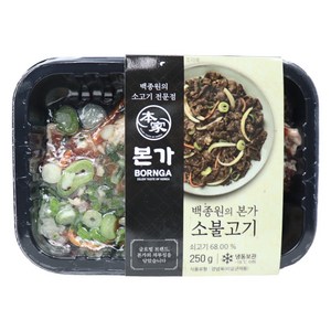 더본코리아 백종원 본가소불고기 [250g 5개], 250g, 5개