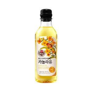 CJ 백설 카놀라유, 500ml, 3개