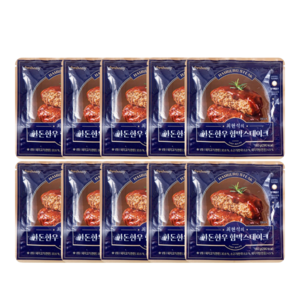 프레시지 [최현석]한돈한우 함박스테이크 180g*10팩, 180g, 10개