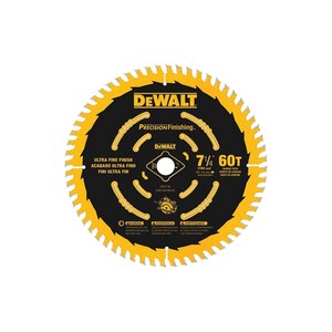 [디월트] DW3196 / 정밀형 목공용 원형톱날 7인치 184mm 60날, 1개