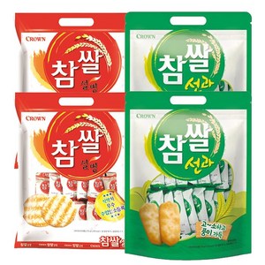 블루존 크라운 참쌀선과 참쌀설병 대용량 1046g, 1.046kg, 150개