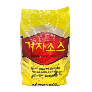 연합식품 겨자소스 3g x200개 / / 하절기 냉장보관 요망, 600g, 1개