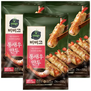 [신제품] CJ 비비고 고메 통새우 만두, 3개, 200g