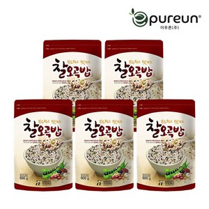 (국산) 찰오곡밥 600g x 5봉, 5개