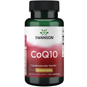 Swanson Vitamins Coq10 30mg 캡슐, 1개, 120정