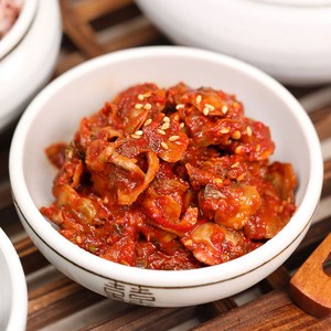 셰프애찬 박셰프 찐밥도둑 새꼬막무침 양념 꼬막 비빔밥, 250g/캔, 1개, 400g